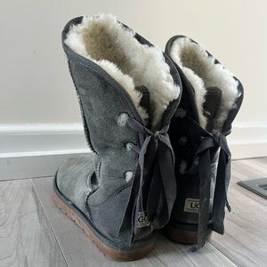 Tall Ugg Boots, Lace-Up